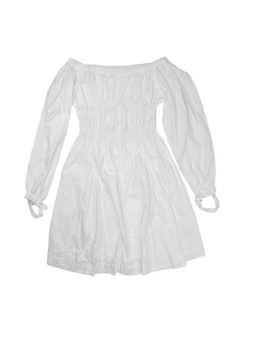 House of Sunny Bardot Dress in Bone